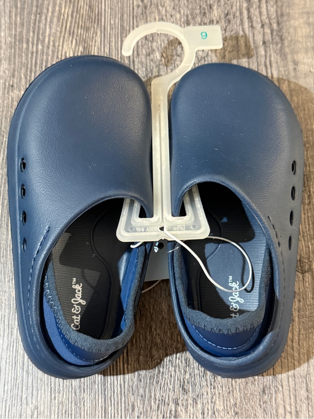 Cat & Jack Navy Blue Kids Slip-On Clogs
